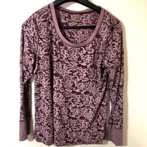 Sheer long sleeve shirt